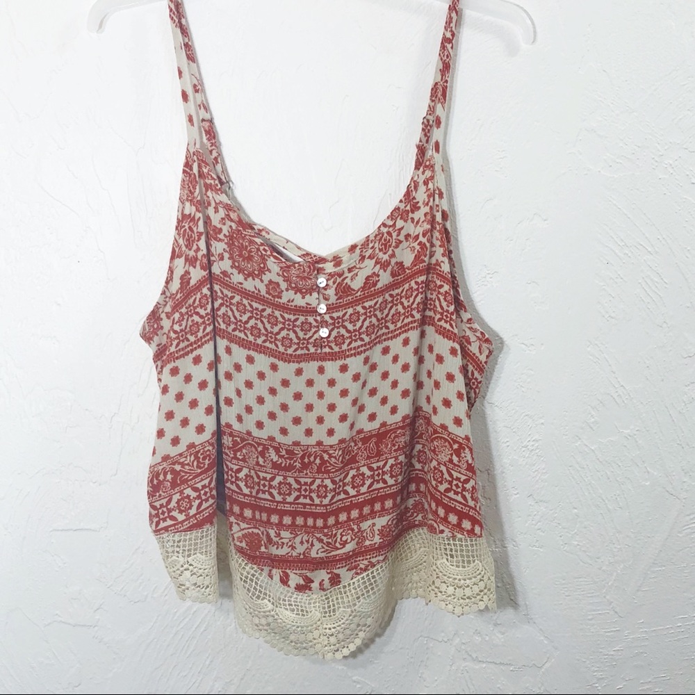 Polly & Esther boho style tank top